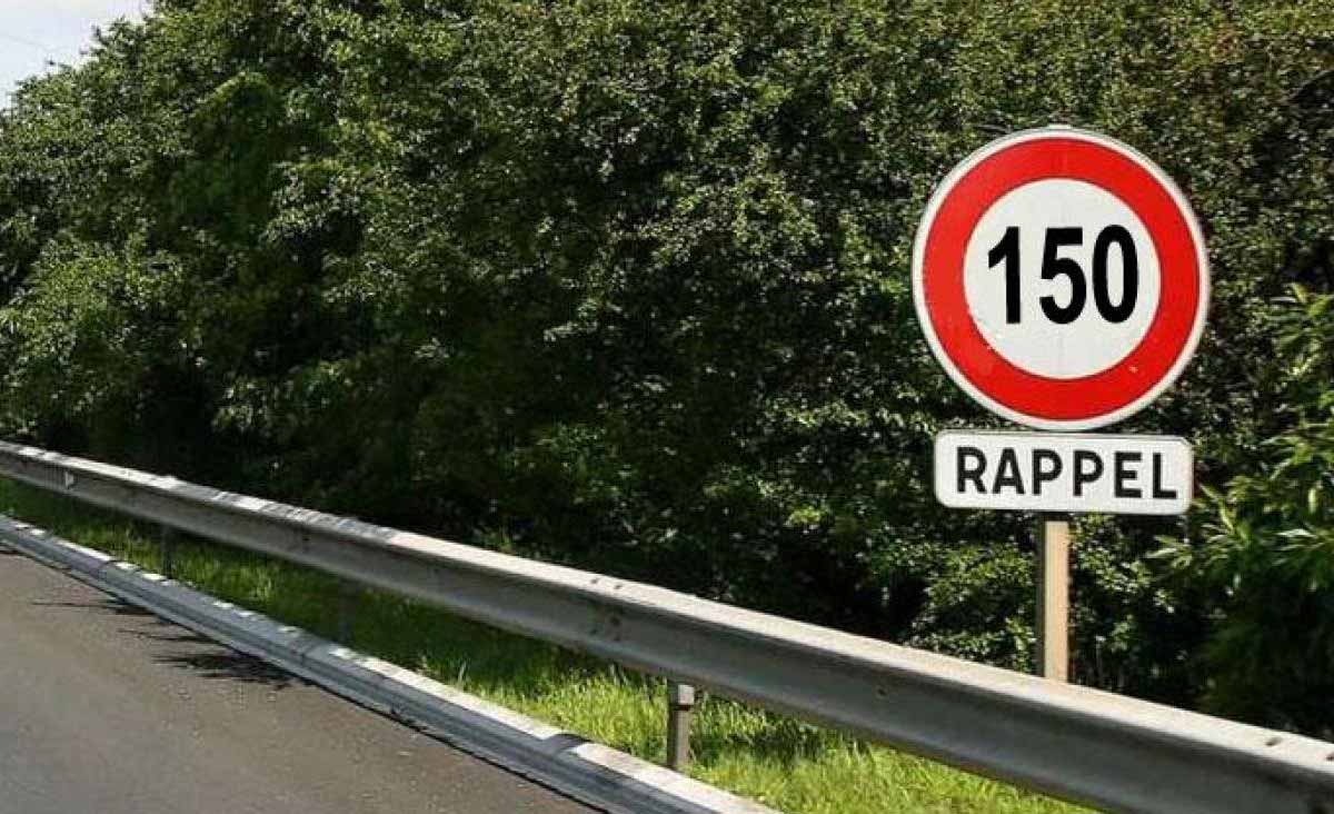 vitesse maximale sur l’autoroute