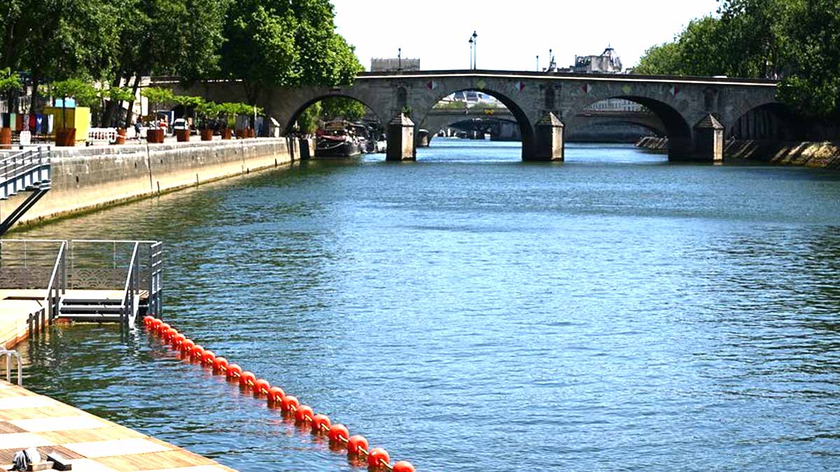 baignade dans la Seine