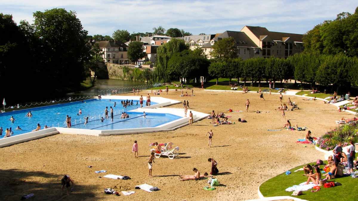 plage fluviale